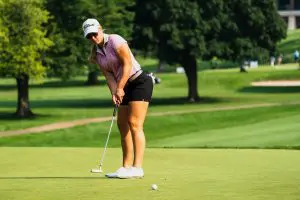 Alt Text: Riley Smyth competing on Epson Tour during 2025 breakthrough season