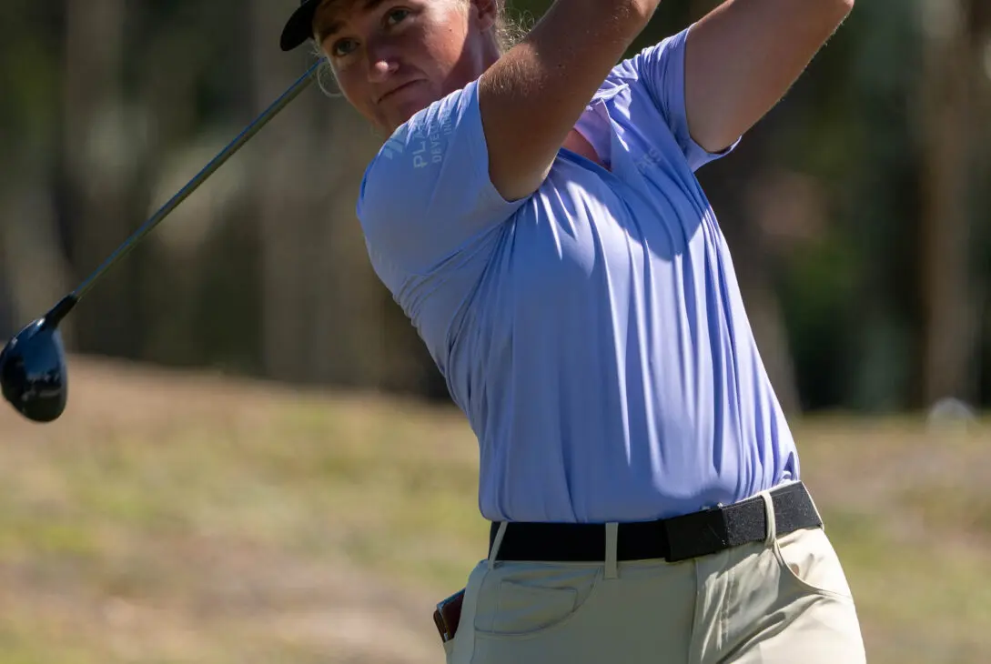 Lauren Clark during round 1 of the Atlantic Beach Classic.