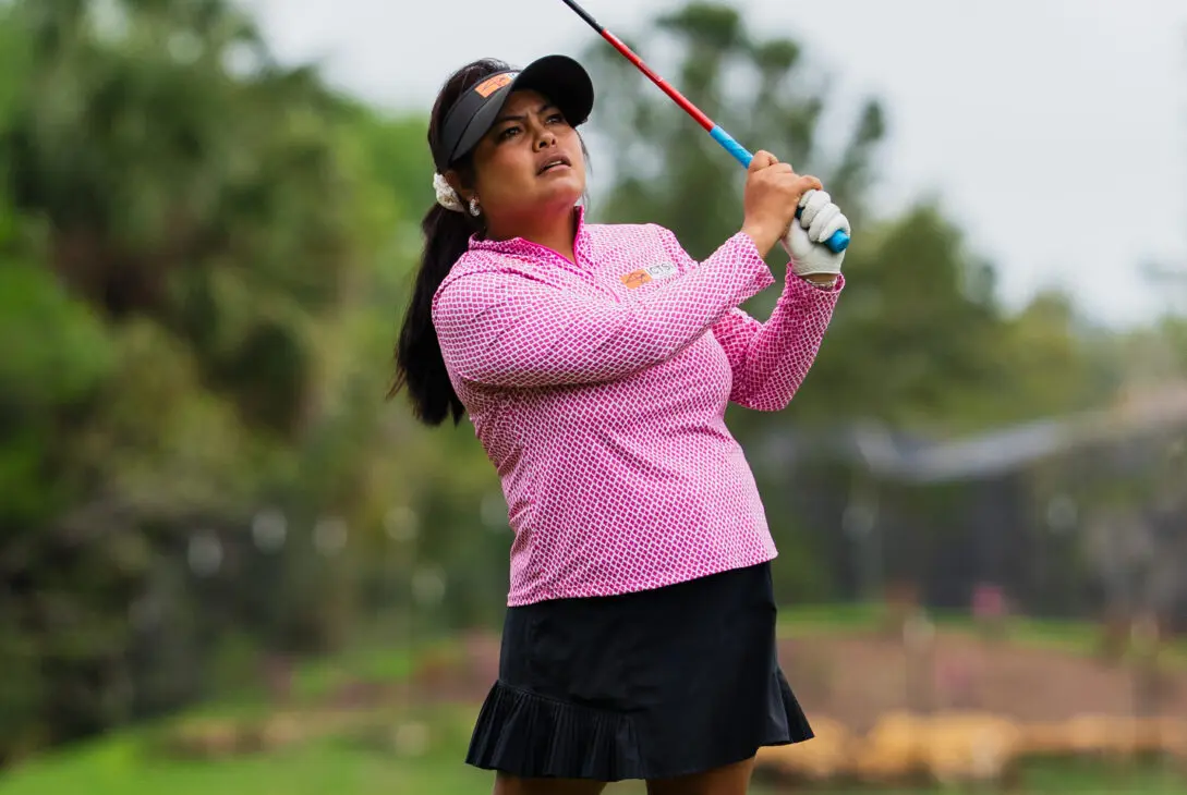 Dottie Ardina during round 1 of the 2026 IOA Golf Classic
