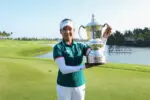 Mi Hyang Lee after winning the 2026 Blue Bay LPGA.