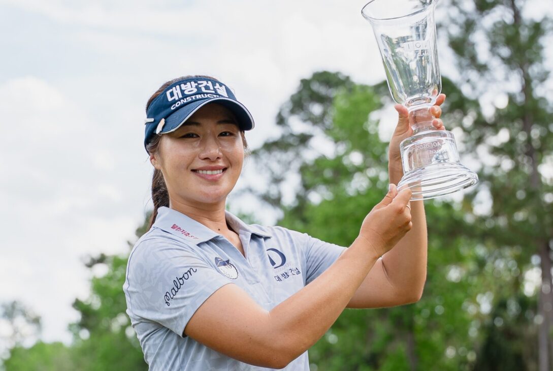 Jeongeun Lee6 after winning the 2026 IOA Golf Classic